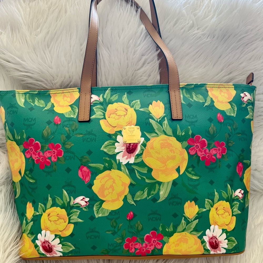 Oversized MCM Limited Edition Phenomenon Tote